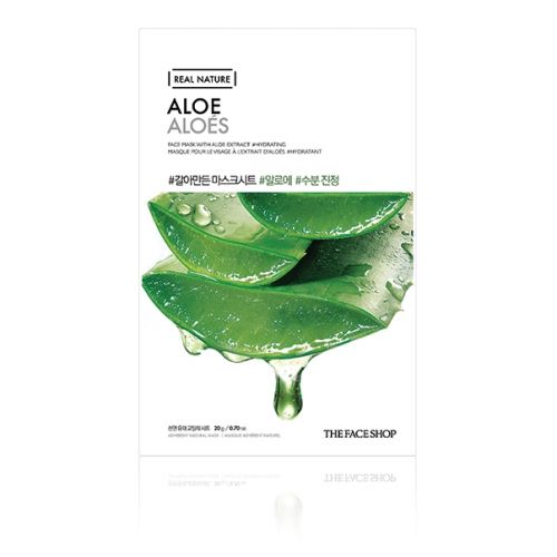 [DEAL]THE FACE SHOP - Real Nature Face Mask - Aloe - 1pc