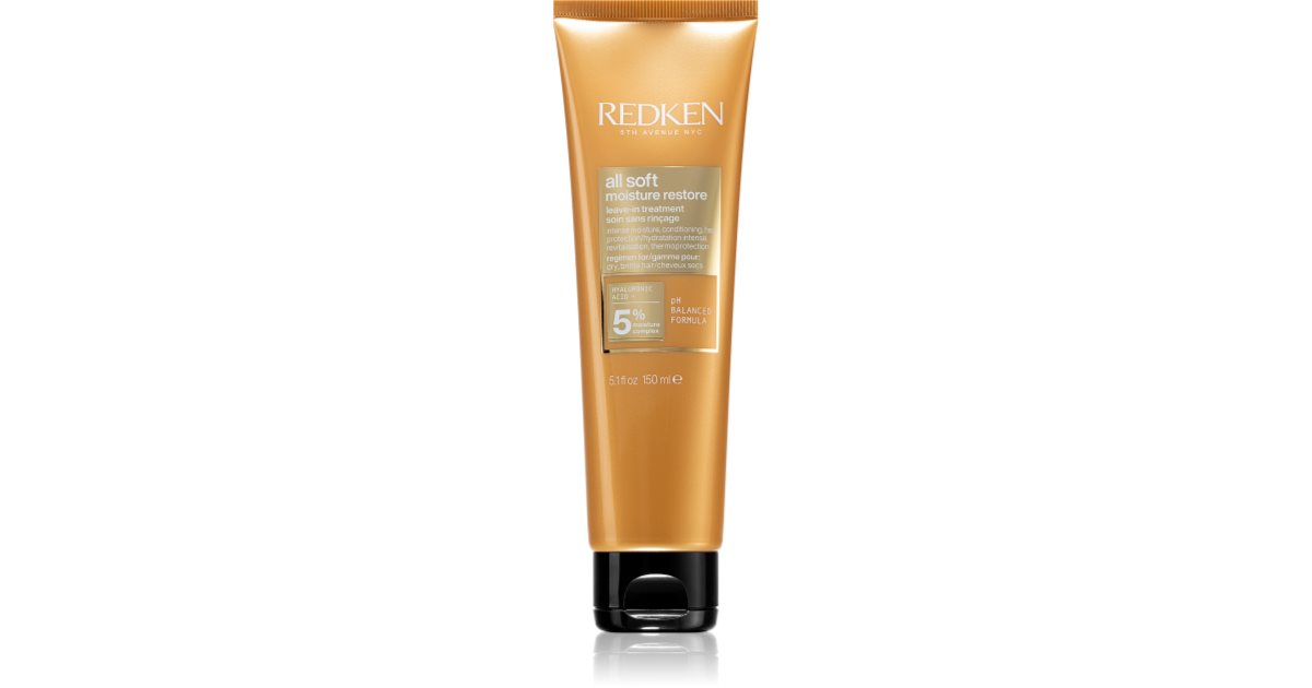 Tratament fără clătire Redken All Soft Moisture Restore 150 ml