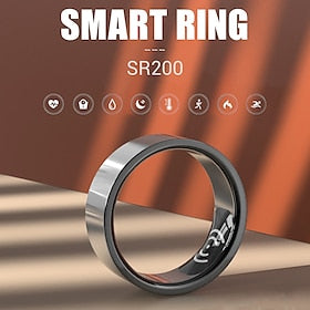 696 SR200 Smart Watch 17 inch Smart Band Fitness Bracelet Bluetooth Temperature Monitoring Pedometer Call Reminder Compatible with Android iOS Women Men Messag