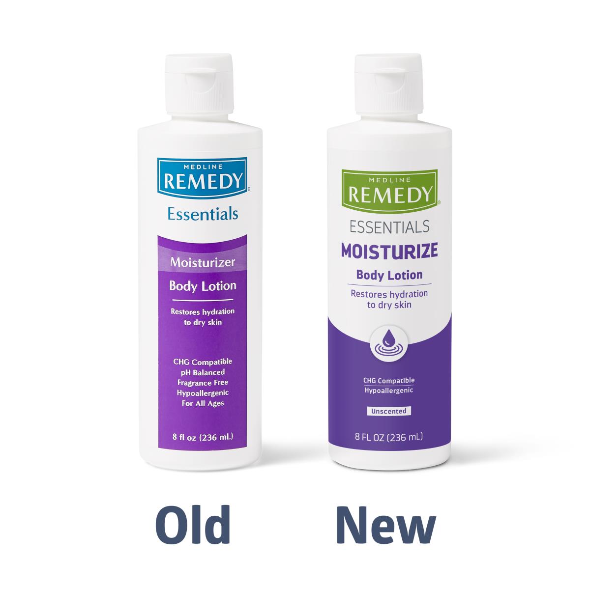 Remedy Essentials Moisturizing Body Lotion, Unscented, 8 oz., Case of 36