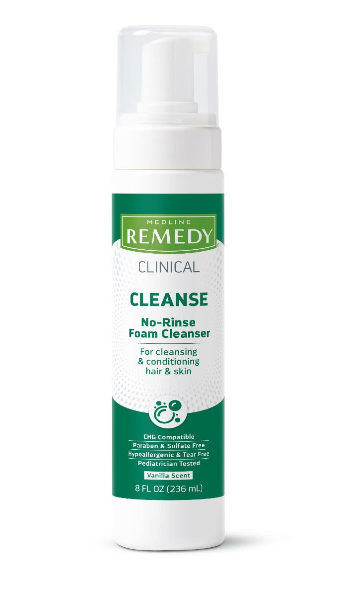 Remedy Clinical No-Rinse Foam Skin Cleanser, 8 oz., Each