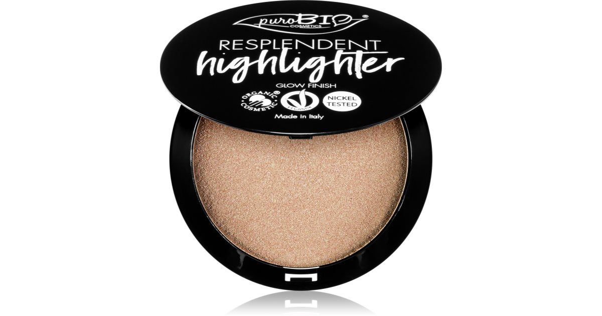 puroBIO Cosmetics Resplendent Creme-Textmarker Farbe 01 Sekt 9 g