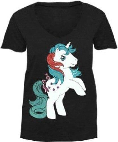 Retro Pony Stance with Colored Studs T-shirt - M