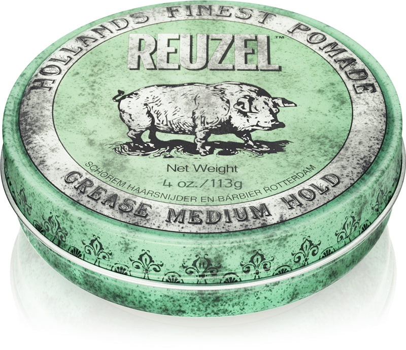 Reuzel Pommade Hollands Finest pour cheveux gras, tenue moyenne, 113 g