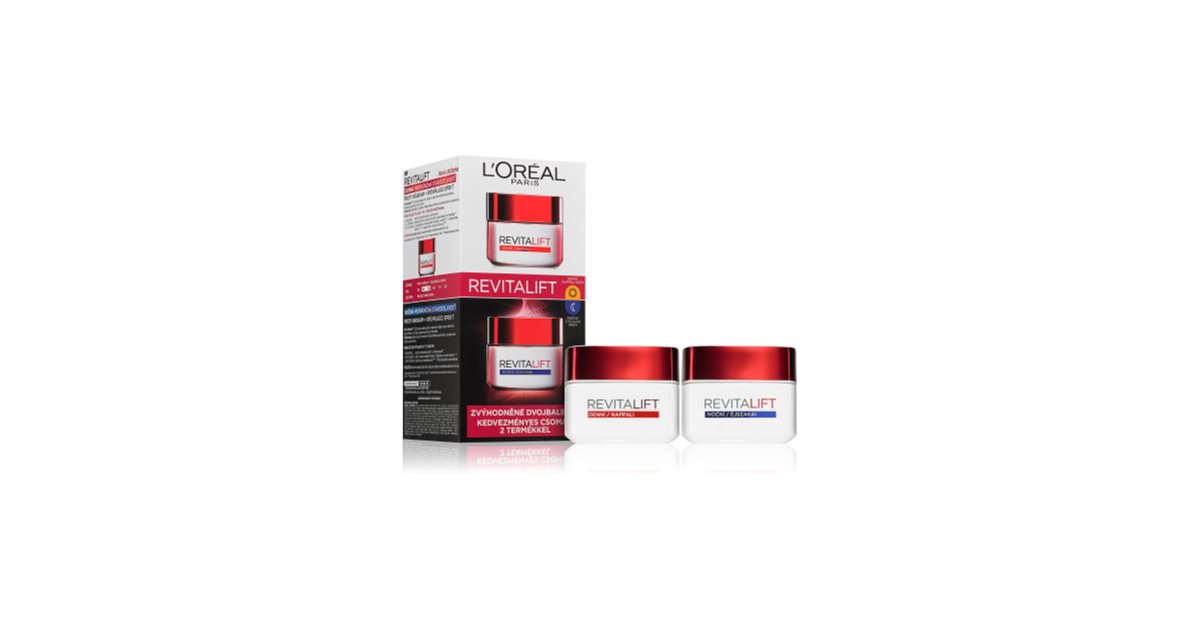 L'Oréal Paris Revitalift Anti-Aging-Set und 2 Teile fest
