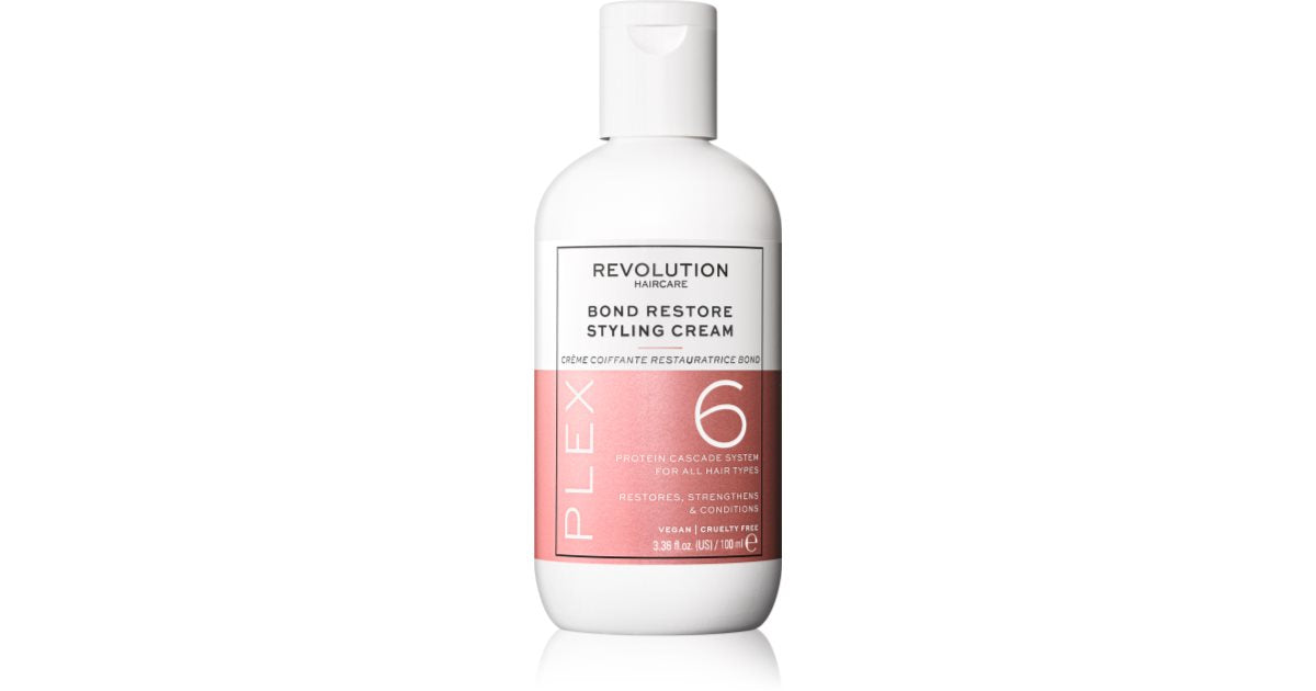 Revolution Haircare Plex No.6 Bond Restore Styling tratament regenerant fără clătire pentru păr deteriorat 100 ml