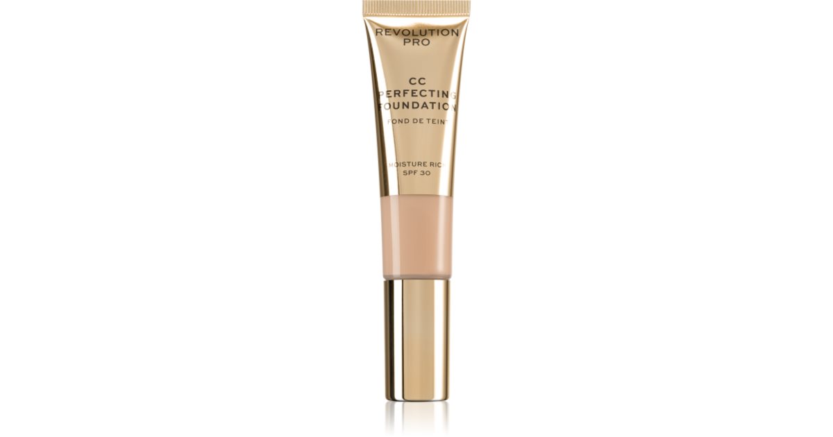 Revolution PRO CC Perfecting Smoothing Hydrating Foundation SPF 30 Color F1 26 ml