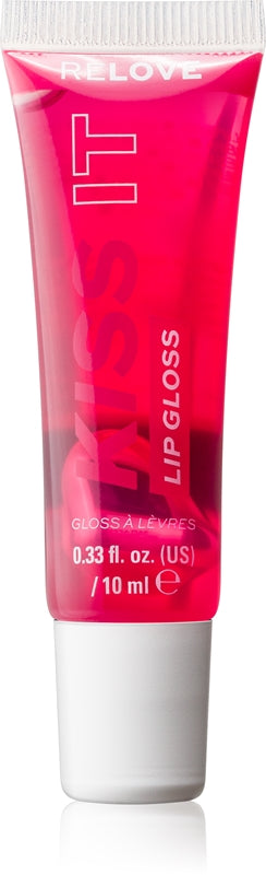 Revolution Relove Kiss Det fugtgivende lipgloss hindbærpink farve 10 ml