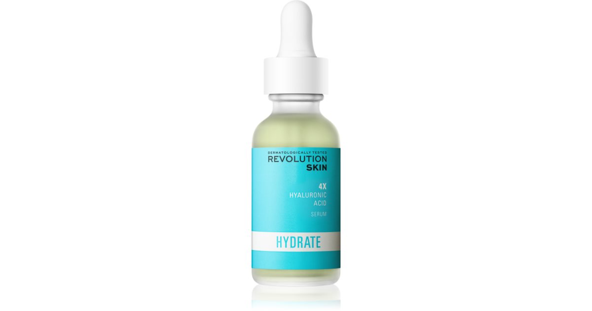 Revolution Skincare Hydrate 4X Hyaluronsyre Intense Hydrating Face Serum 30ml