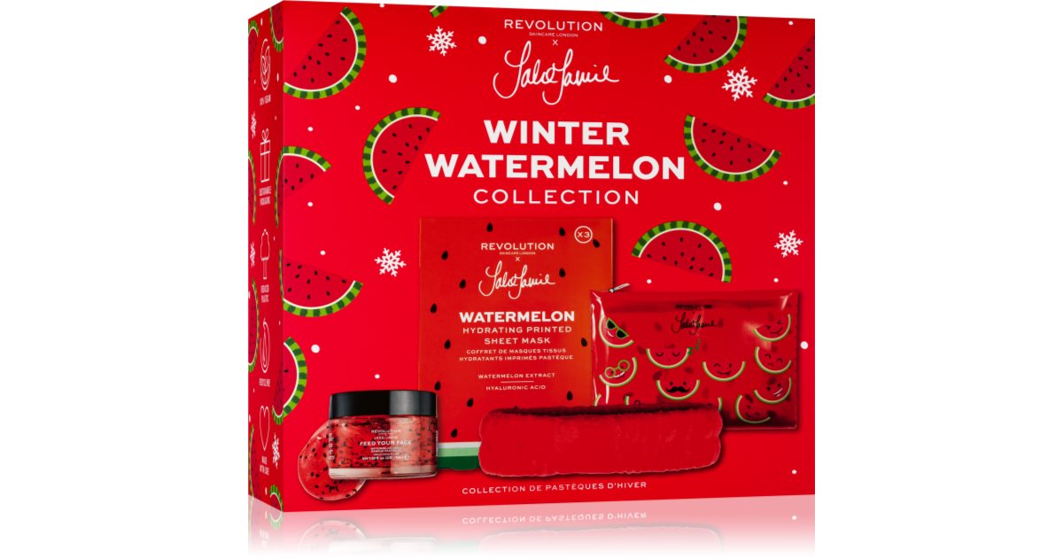 Revolution Skincare X Jake-Jamie Watermelon set för una återfuktad hud