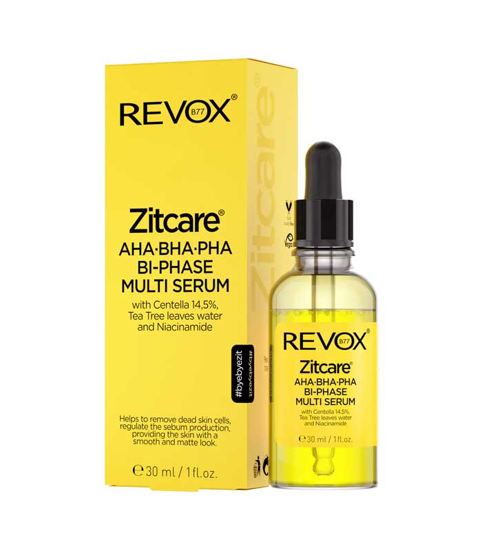 Revox Sérum multivitaminé Zitcare AHA BHA Pha 30 ml