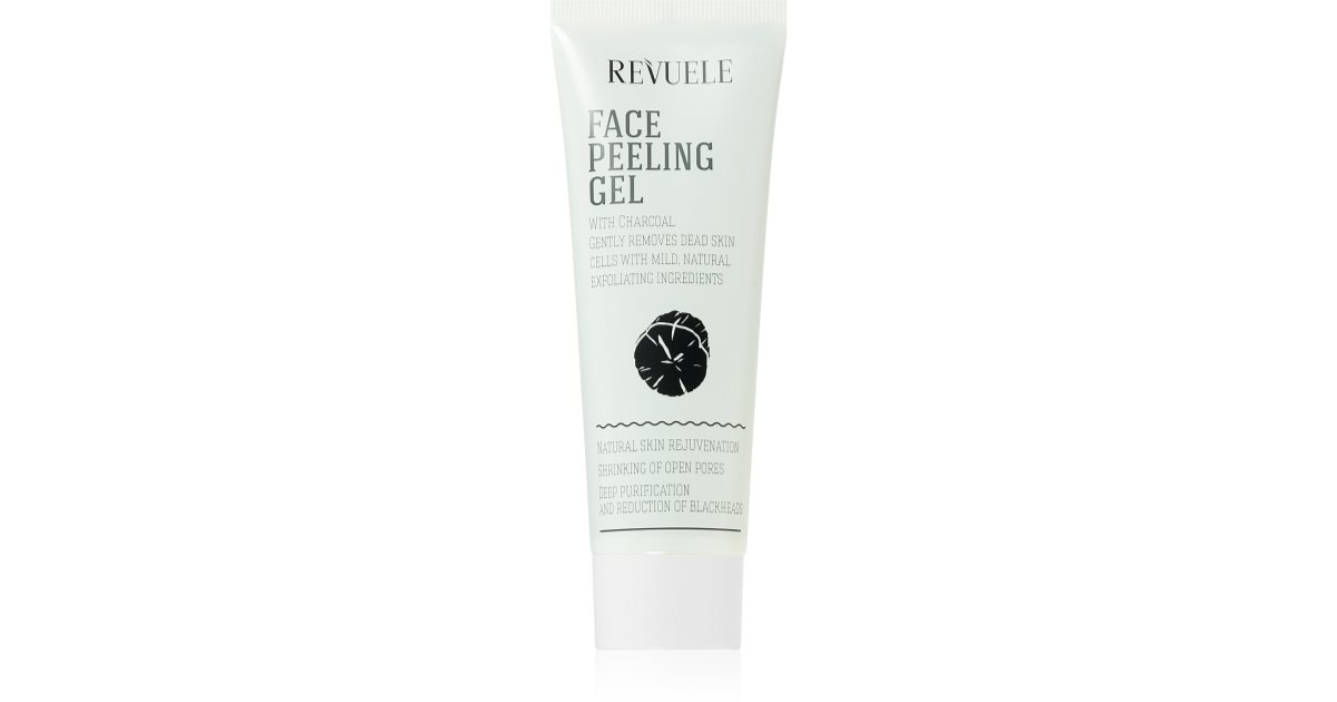 Revuele Peeling Gel scrub cleanser with activated charcoal 80 ml