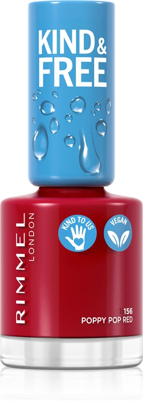 Rimmel Kind & Free Nail Polish 8 ml 156 red