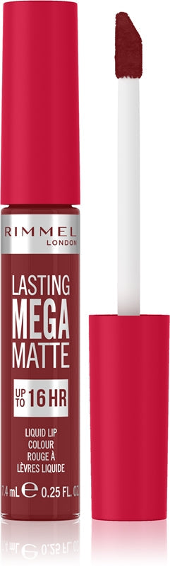 Rimmel Lasting Mega Matte Liquid Lipstick 7,4 ml Ruby Passion