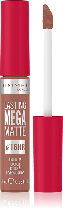 Rimmel Hållbar Mega Matte Liquid Lipstick 7,4 ml Be My Baby