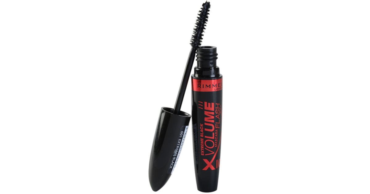 Volume Mascara Flash X10 (Volume Mascara) 8 ml - Shade: Extreme Black