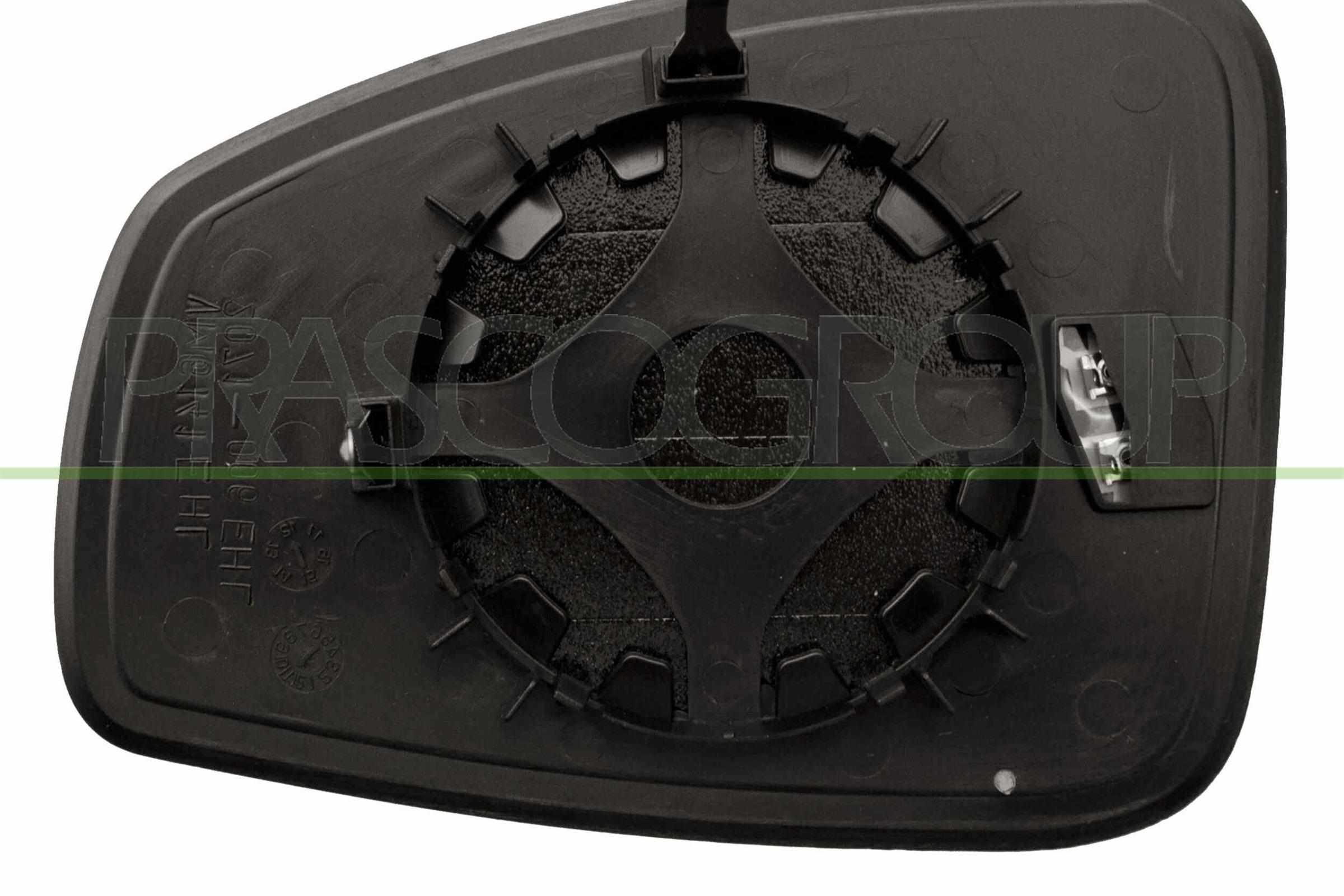 Mirror Glass, exterior mirror PRASCO RN0907503