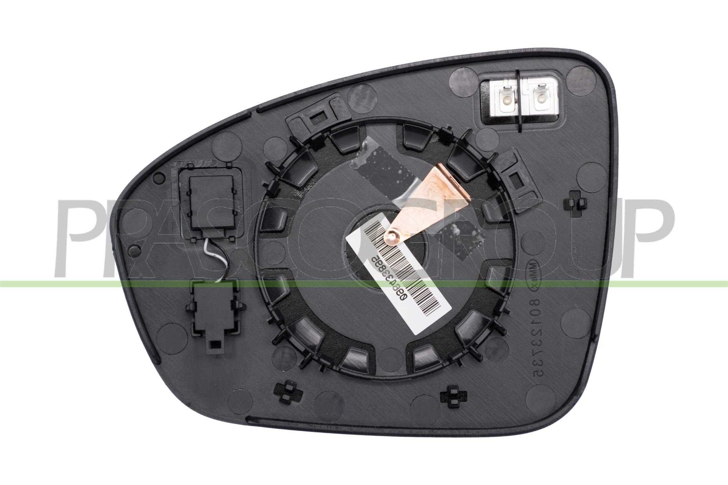 Mirror Glass, exterior mirror PRASCO RN4307513