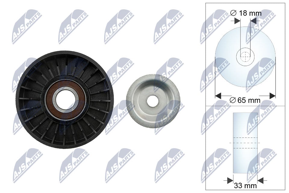 Deflection Pulley-Guide Pulley, V-belt NTY RNK-CH-054