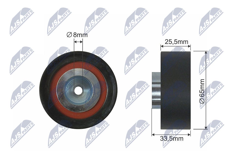 Deflection Pulley-Guide Pulley, V-belt NTY RNK-HD-021