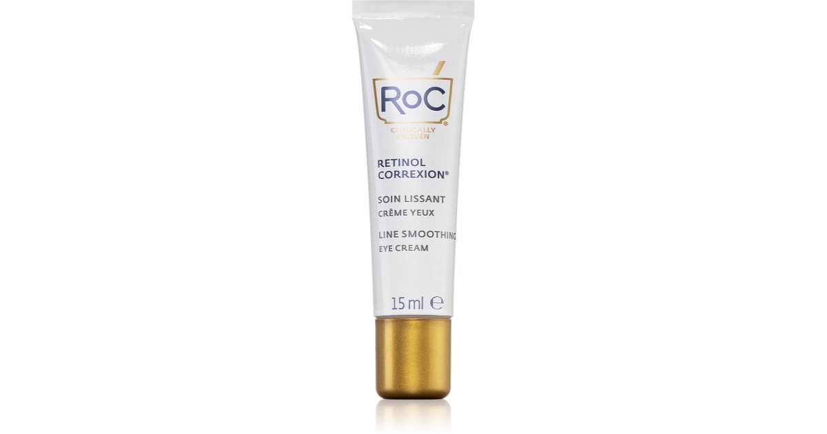Roc Retinol Correxion Line Crema pentru conturul ochilor impotriva umflaturii, cearcanelor si ridurilor - 15 ml