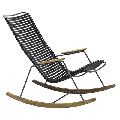 Houe - Rocking chair Click - Noir - Bambou - Designer Henrik Pedersen