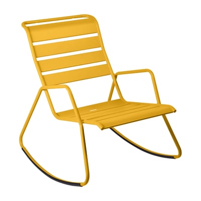 Fermob - Rocking chair Monceau - Jaune - Acier - Designer Studio Fermob