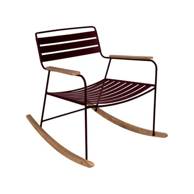 Fermob - Rocking chair Surprising - Violet - Teck - Designer Harald Guggenbichler