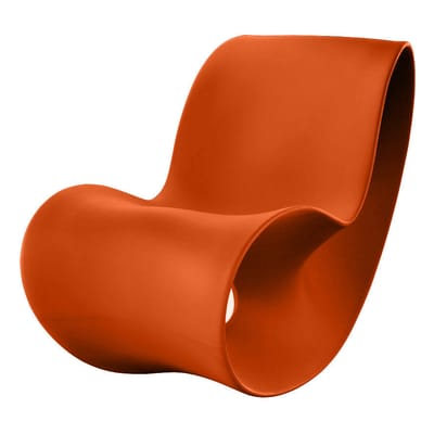 Magis - Rocking chair Voido - Orange - Polyéthylène - Designer Ron Arad