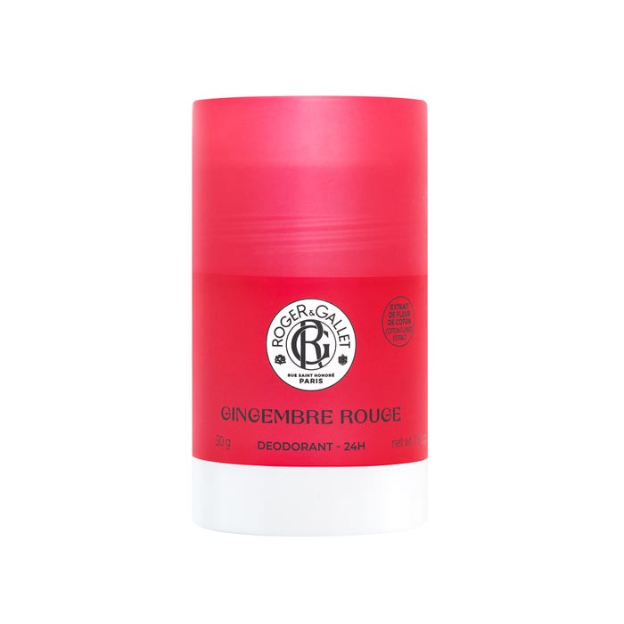 Roger & Gallet Deodorant Stick cu Ghimbir Roșu 24h 50g