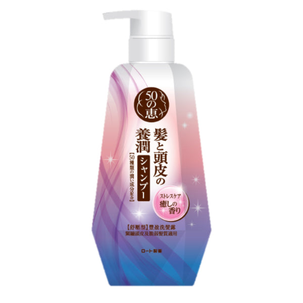 Rohto Mentholatum - 50 Megumi Stress Relief Shampoo - 400ml