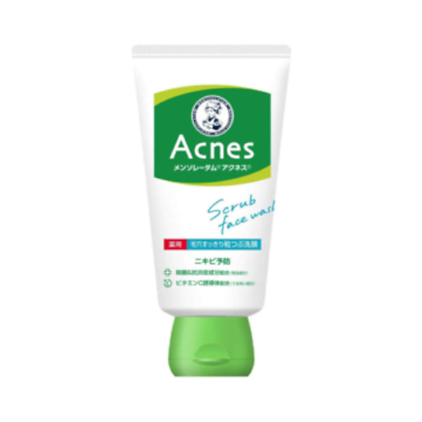 Rohto Mentholatum - Acnes Medicated Scrub Face Wash Foam Cleanser - 130g