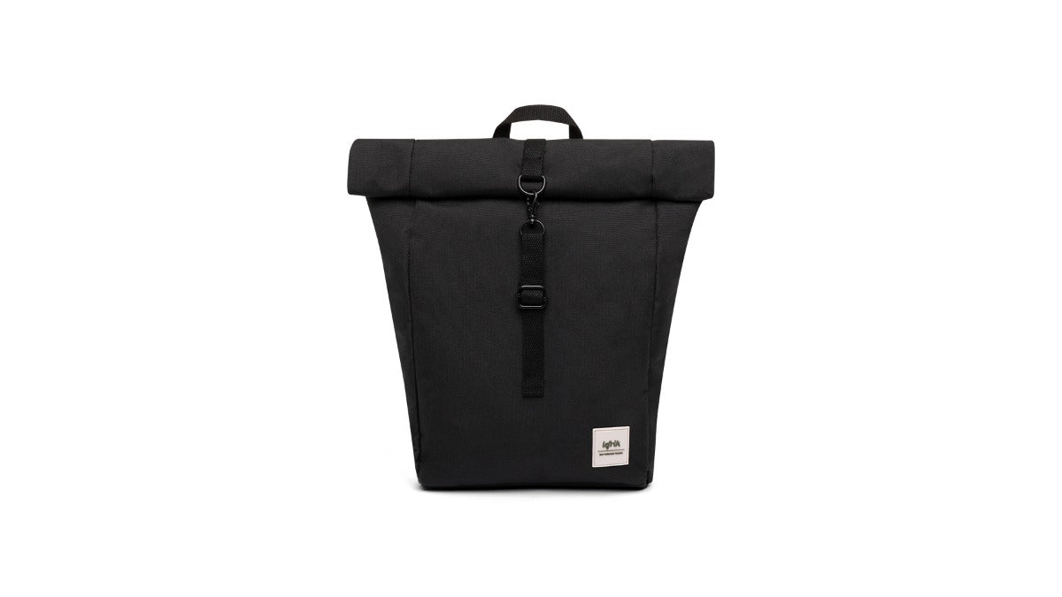 LEFRIK ROLL MINI BACKPACK: For 13'' laptop. Black