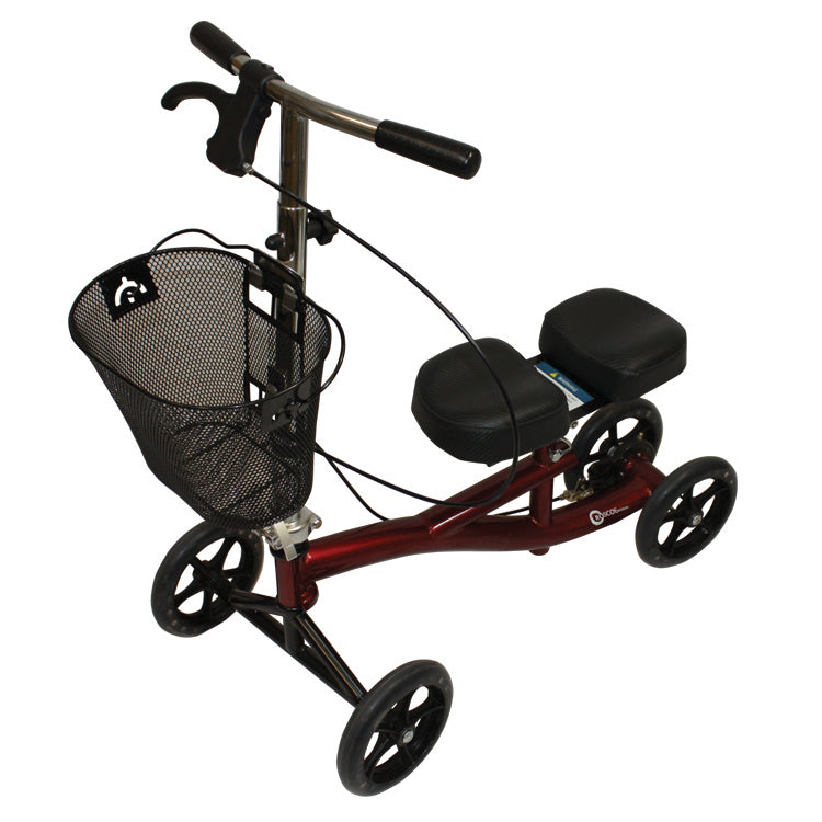 Roscoe E-Series Knee Scooter Burgundy