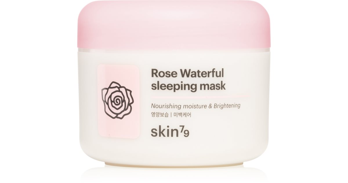 Skin79 Rose Waterfull Hydrating Night Mask z wodą różaną 100ml