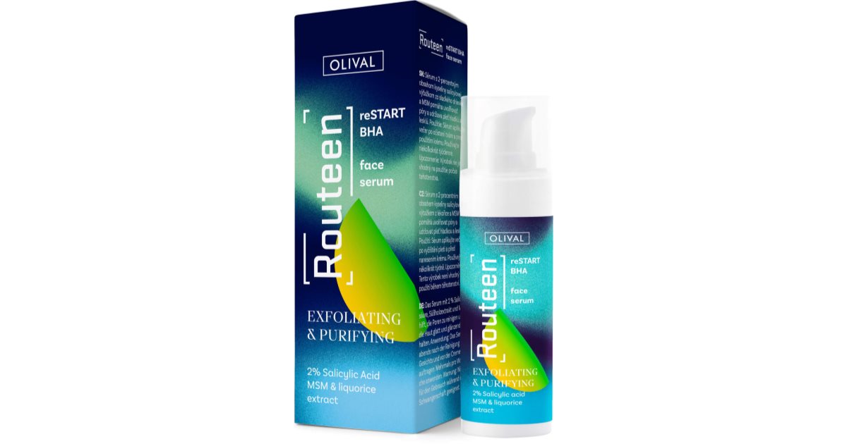 Olival Routeen reSTART BHA ansigtsserum med salicylsyre 30 ml