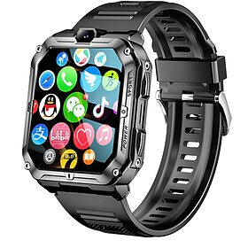 4g smartwatch 1.96 gps dubbele camera wifi sim nfc robuust 16g-rom google play app downloaden ip67 mannen vrouwen Euraziatische versie android smart watch