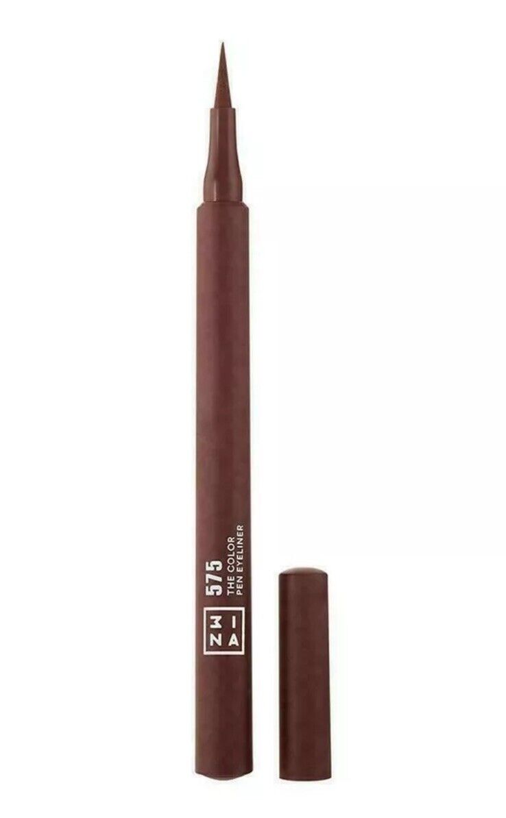 Eyeliner 3INA Eyeliner Color Pen w kolorze markera 575 - Brązowy 1 ml