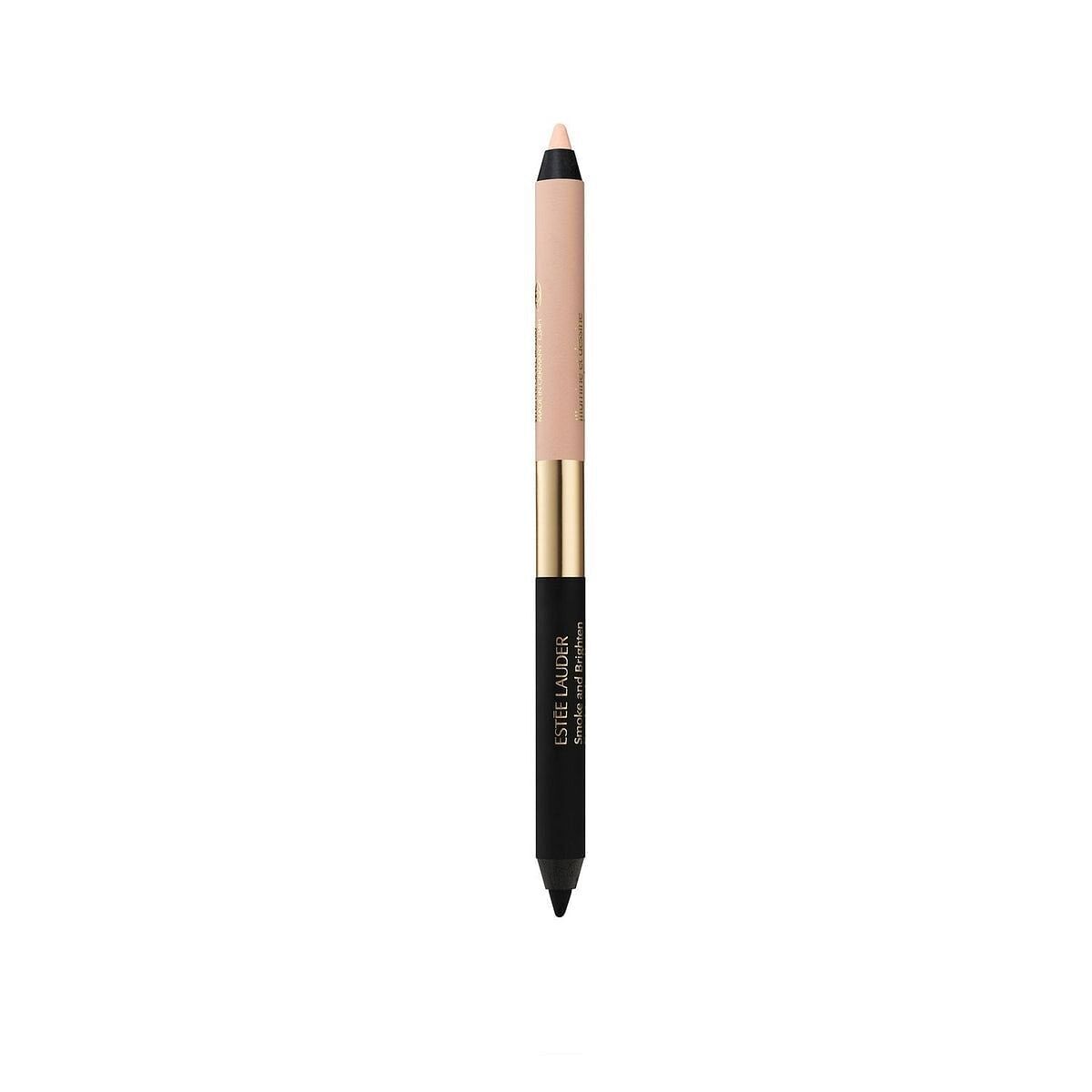 Smoke And Brighten Kajal Eyeliner Duo - Noir - Cream