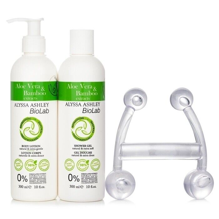Biolab Aloe Vera & Bamboo Body Lotion + Shower Gel + Massager