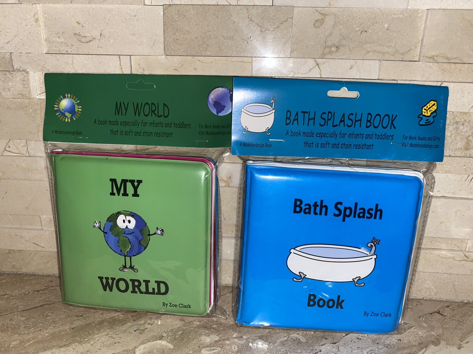 Bath Splash & Read Book Set of 2