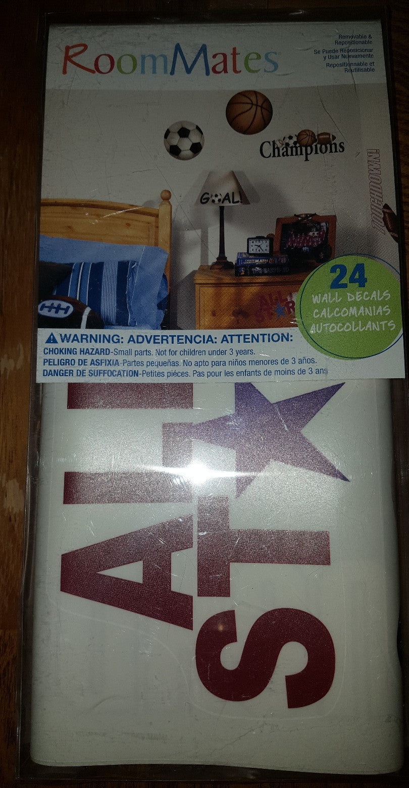 RoomMates - Peel and Stick Wall Decals, Play Ball