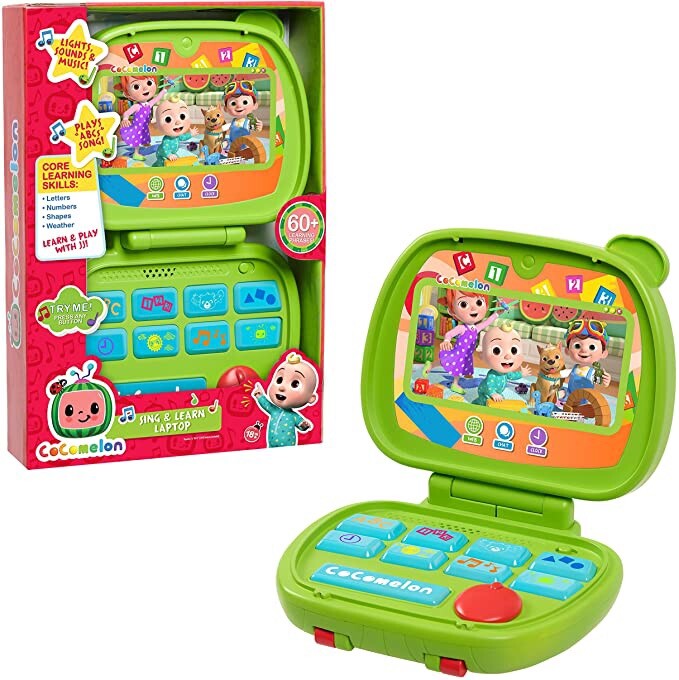 Cocomelon Sing and Learn Laptop Toy for Kids IN HAND FREE SHIPPING Brand New