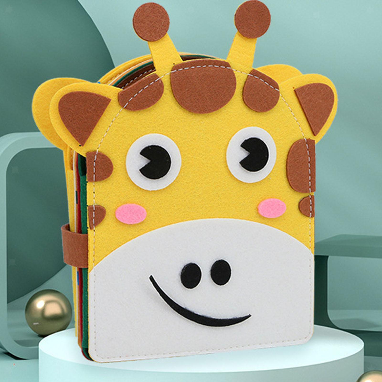 Giraffe Book Educational Fine Motor Skills Learning Preschool Quiet for Kids