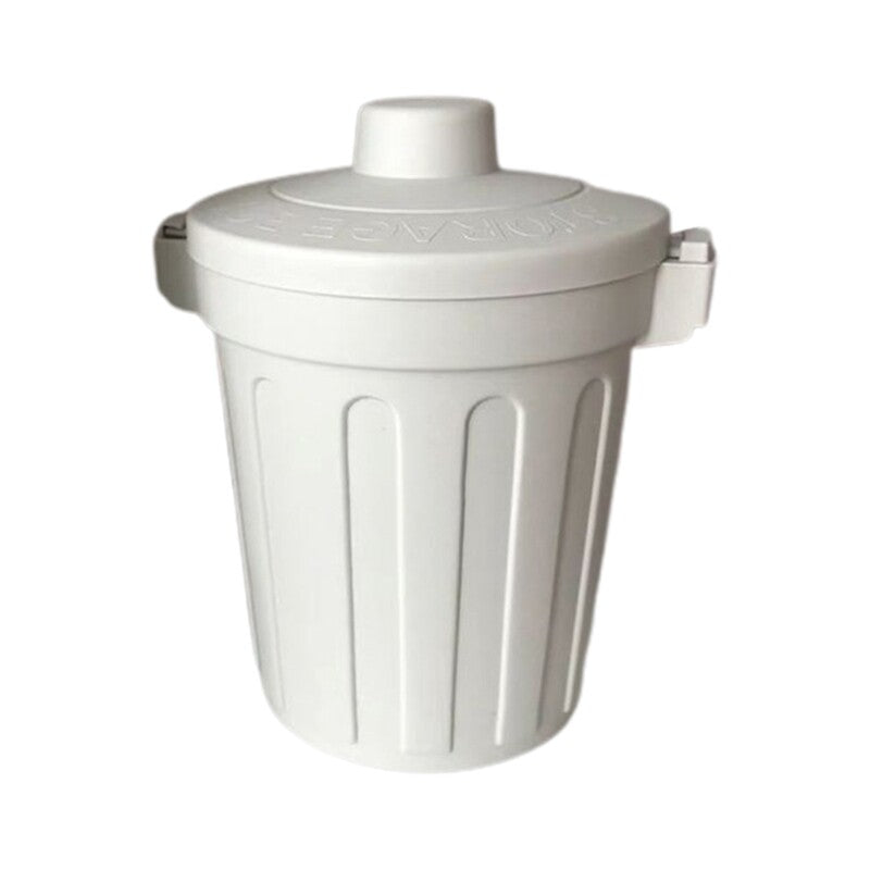 for Creative Desktop Trash Can Tabletop Waste Bin with Lid Paper