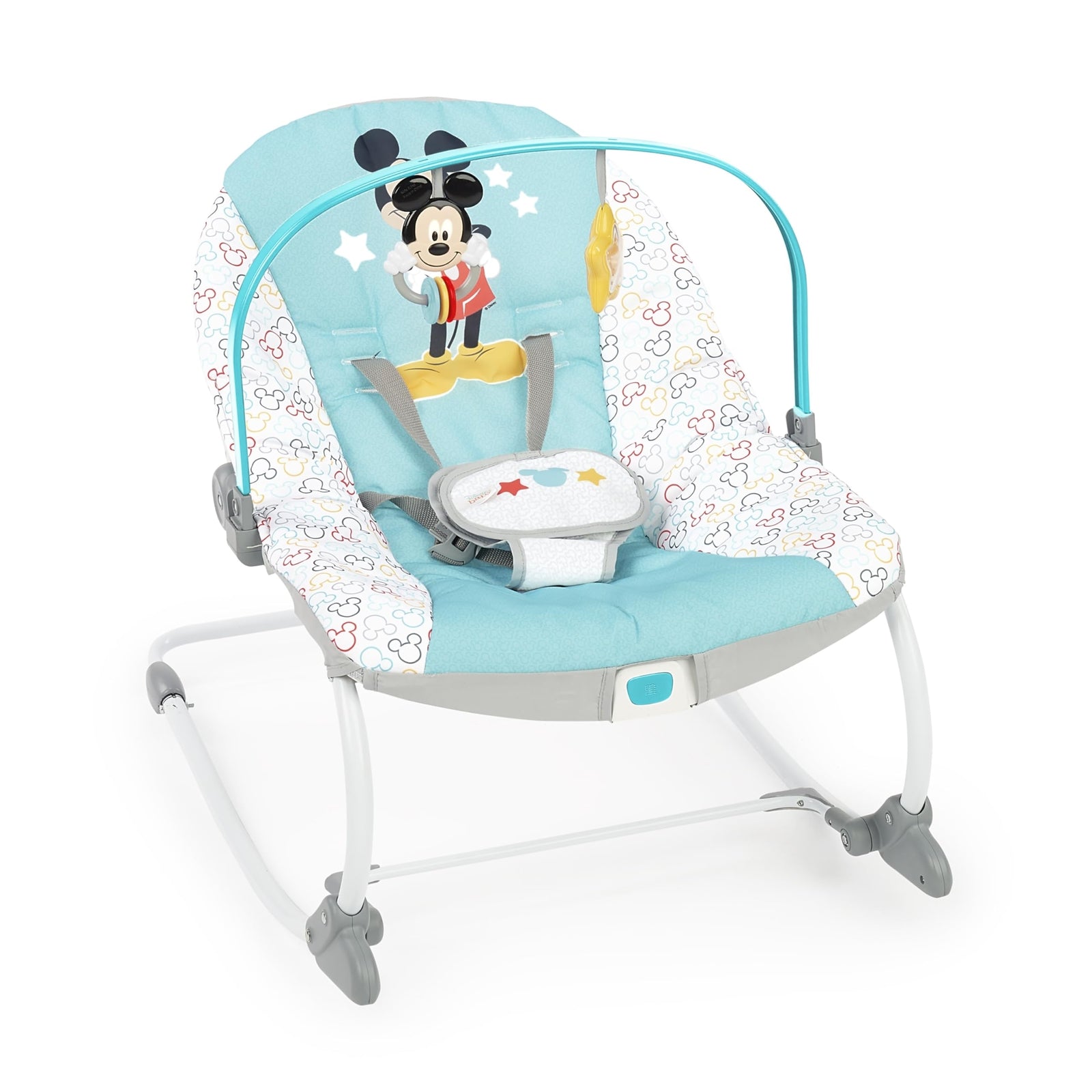 Bright Starts Disney Baby Mickey Mouse Infant to Toddler Rocker & Seat Open Box