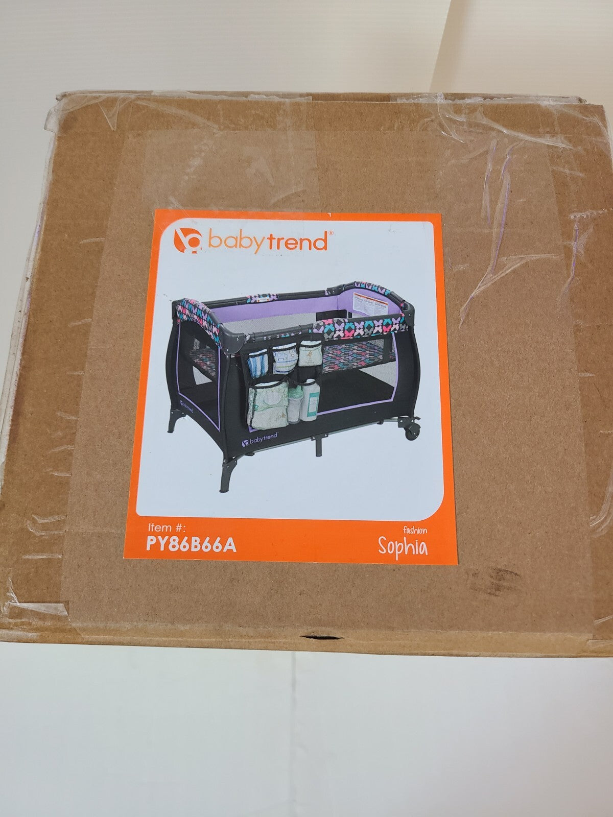 Baby Trend Portable Folding Infant Trend-E Nursery Center ,Sophia Open Box