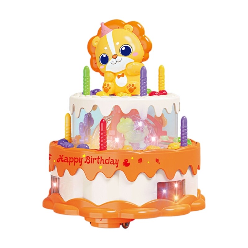 Children Glowing Birthday Cake Toy Street Stall Market Gadgets Kid