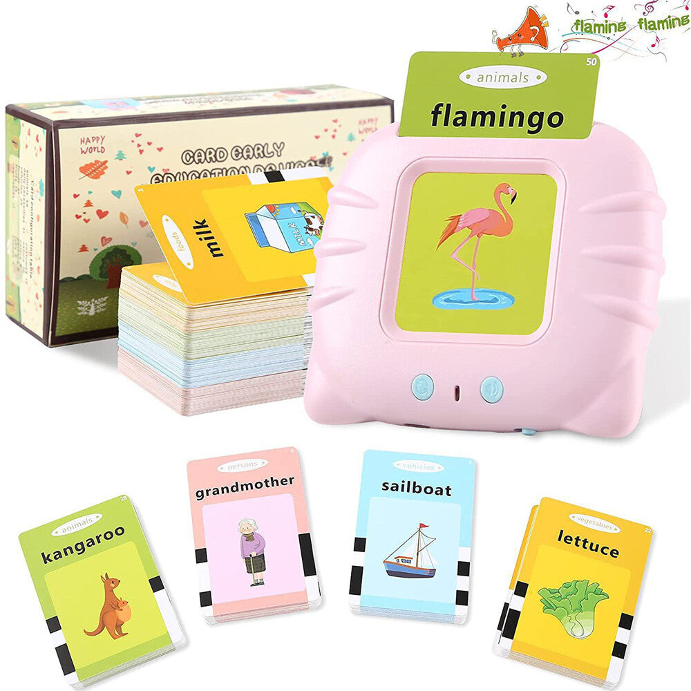 Talking Flash Cards Educational Toys Electronic Flashcards Learning For Toddlers