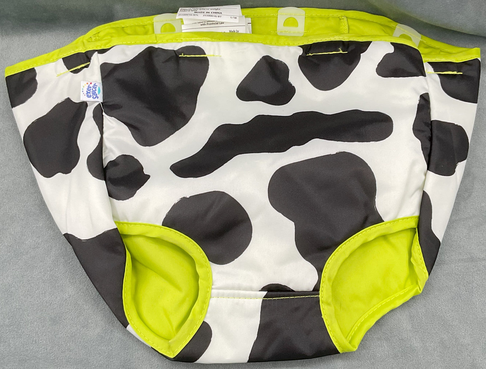 Evenflo ExerSaucer Moovin Groovin Replacement Part Only Fabric Seat Cover Cow